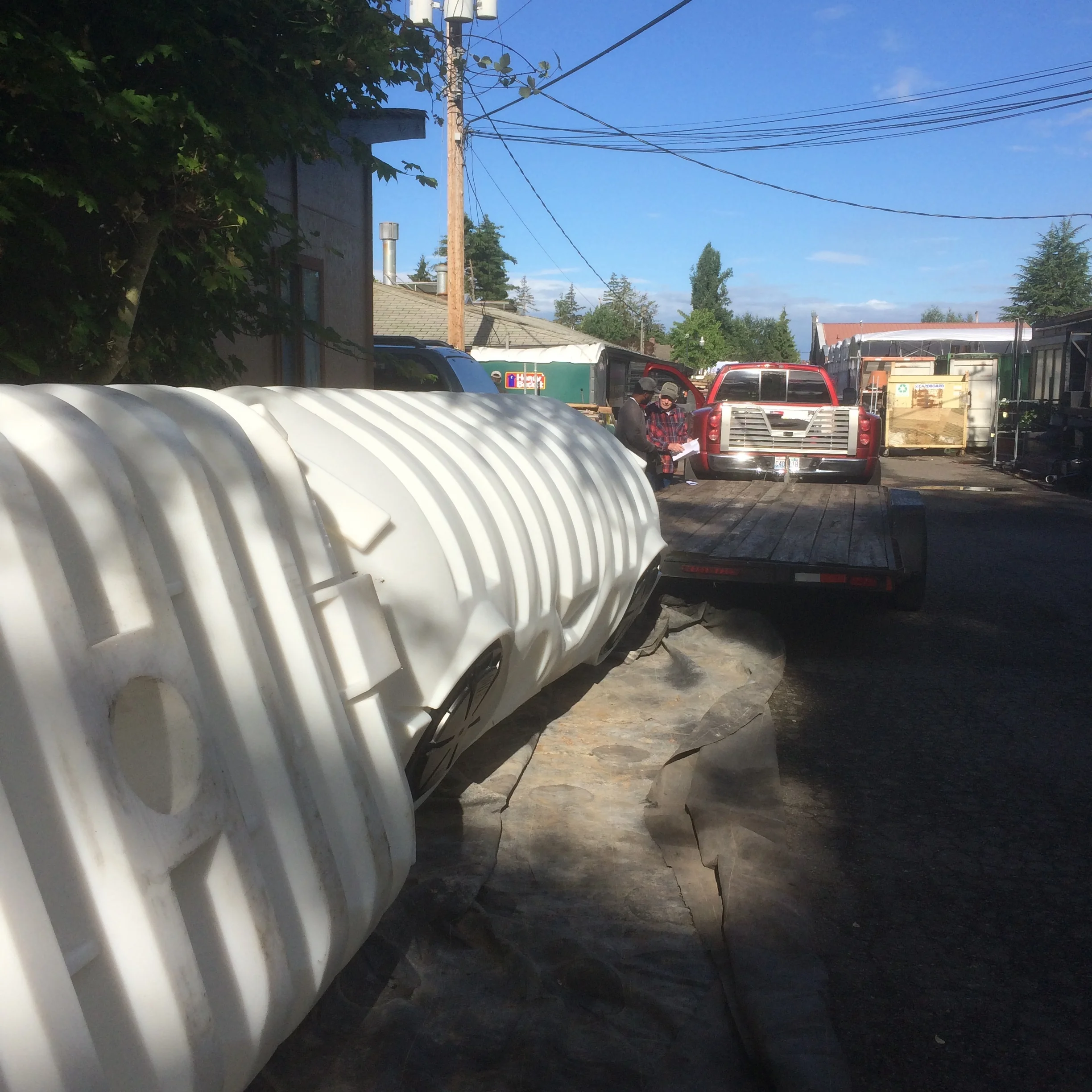 Two 1,425 GAL tanks! Cant wait to dig the holes for these!