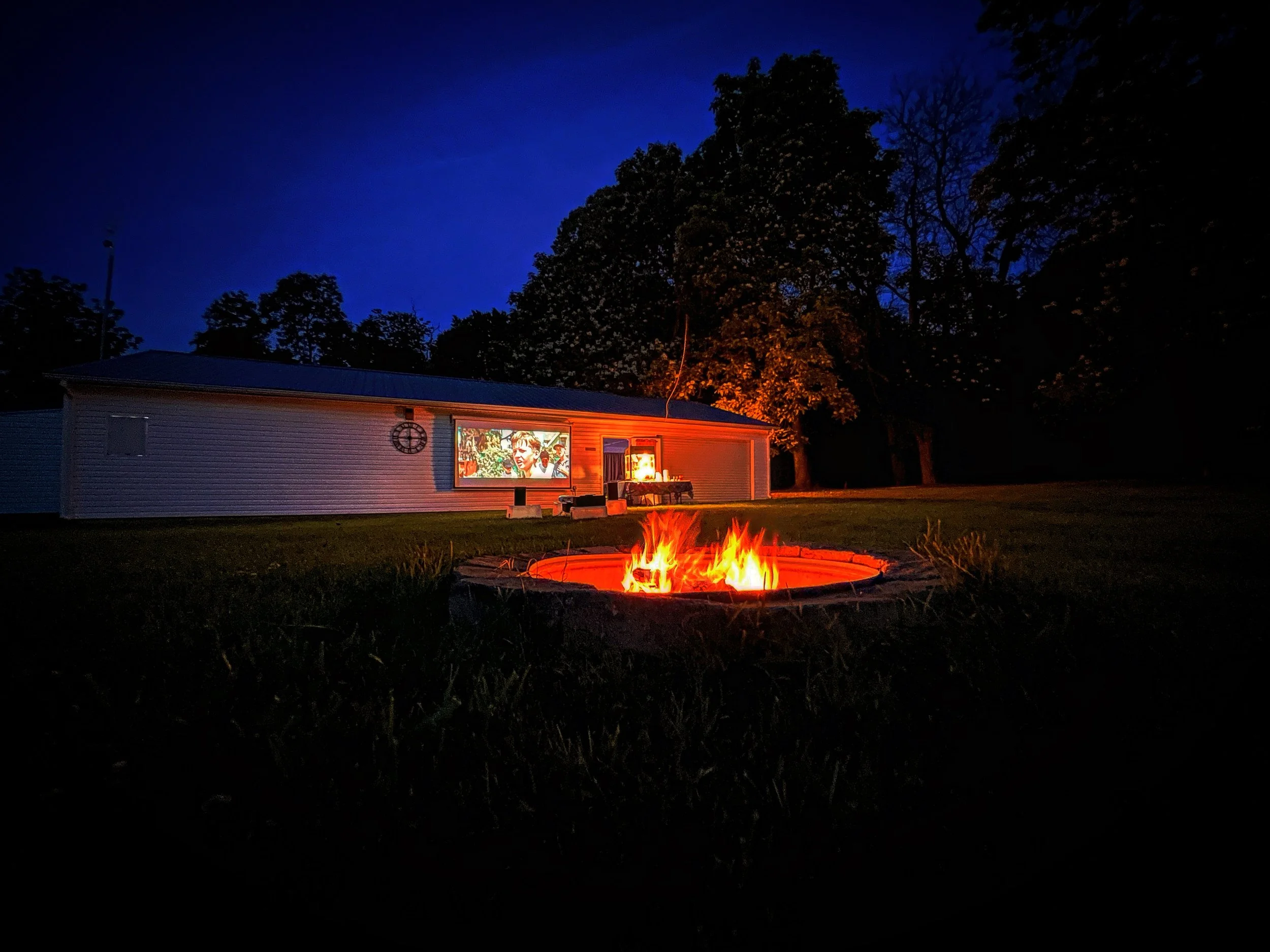 Movie on the Lawn.JPG