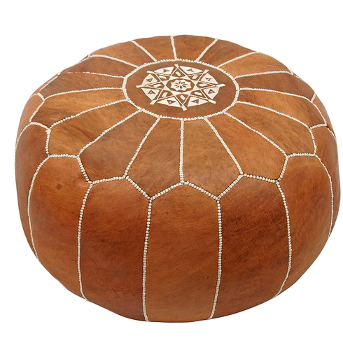 Tan Moroccan Pouf (4)