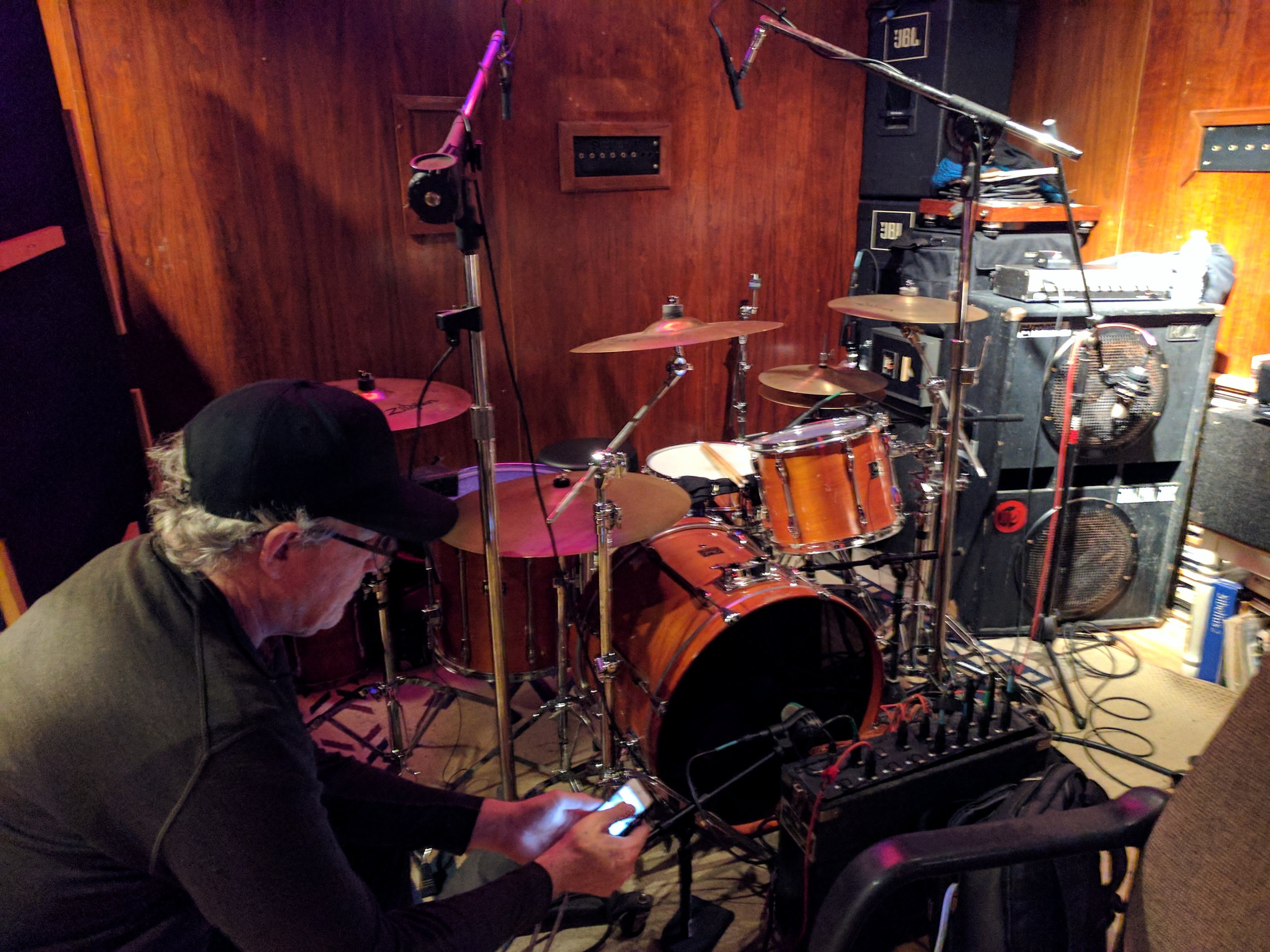 DW Drum Setup at Studio