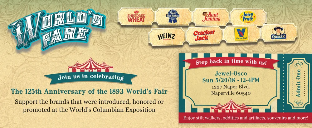 Return to the World's Fare at Jewel-Osco