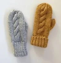 Cabled Mittens