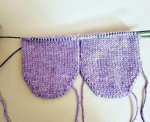 Two At A Time (TAAT)  Toe-Up Socks Using  ﻿Magic Loop