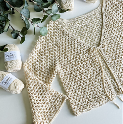 V-Stitch Crochet Summer Cardi ~ Note the New Date