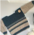 Avery Crochet Baby Sweater