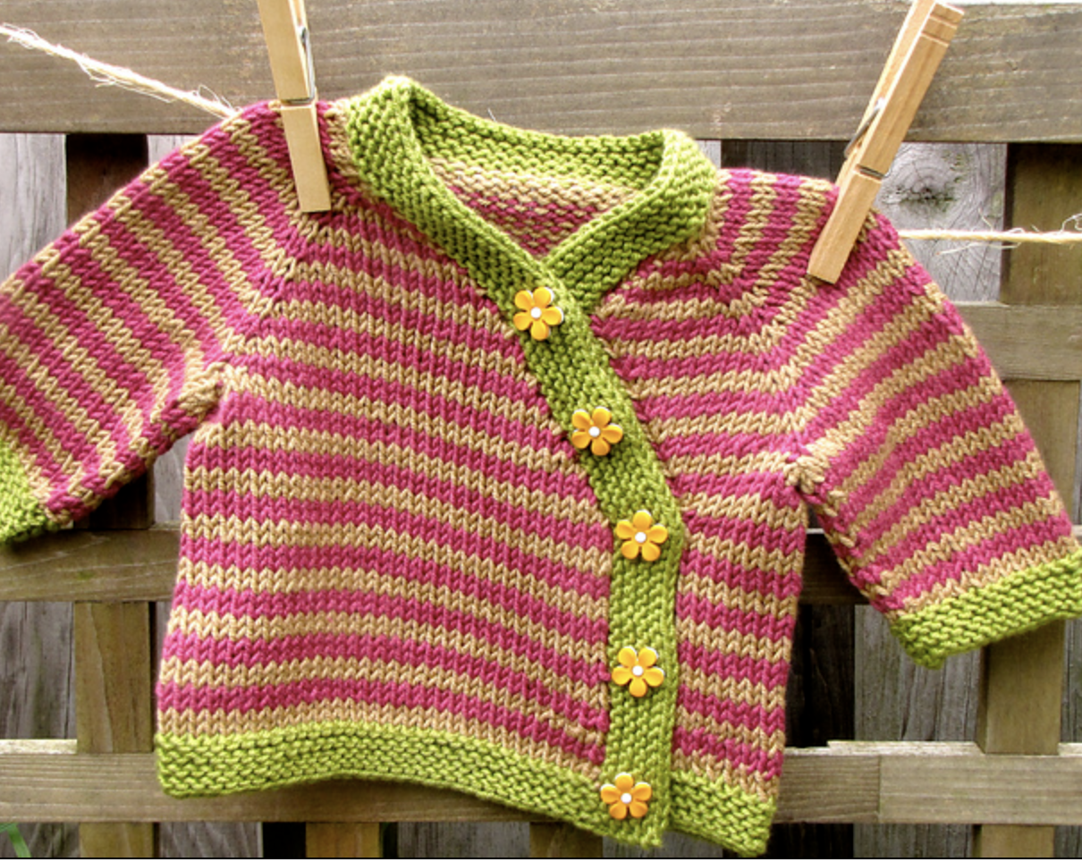 Gift Wrap Baby Sweater