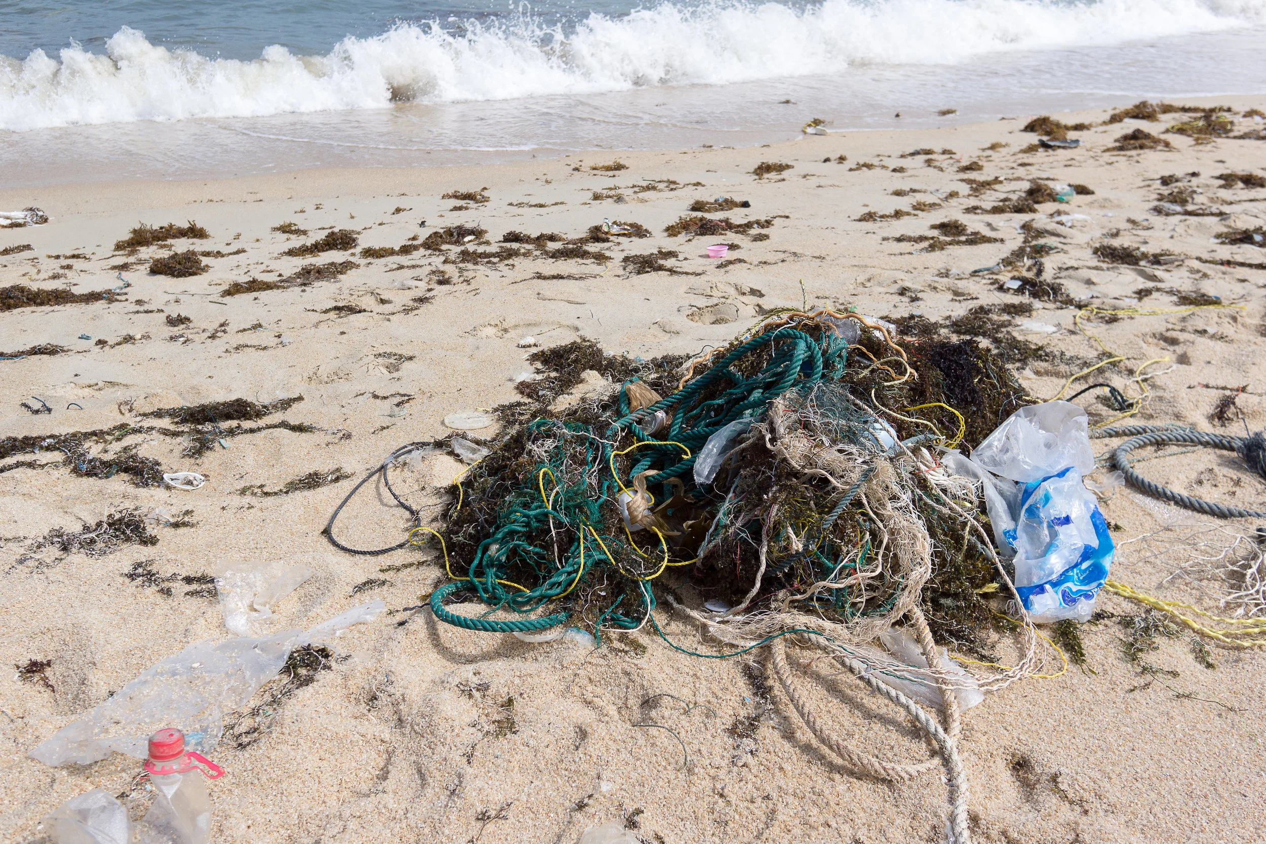 Debris can be found on beaches across the USVI.