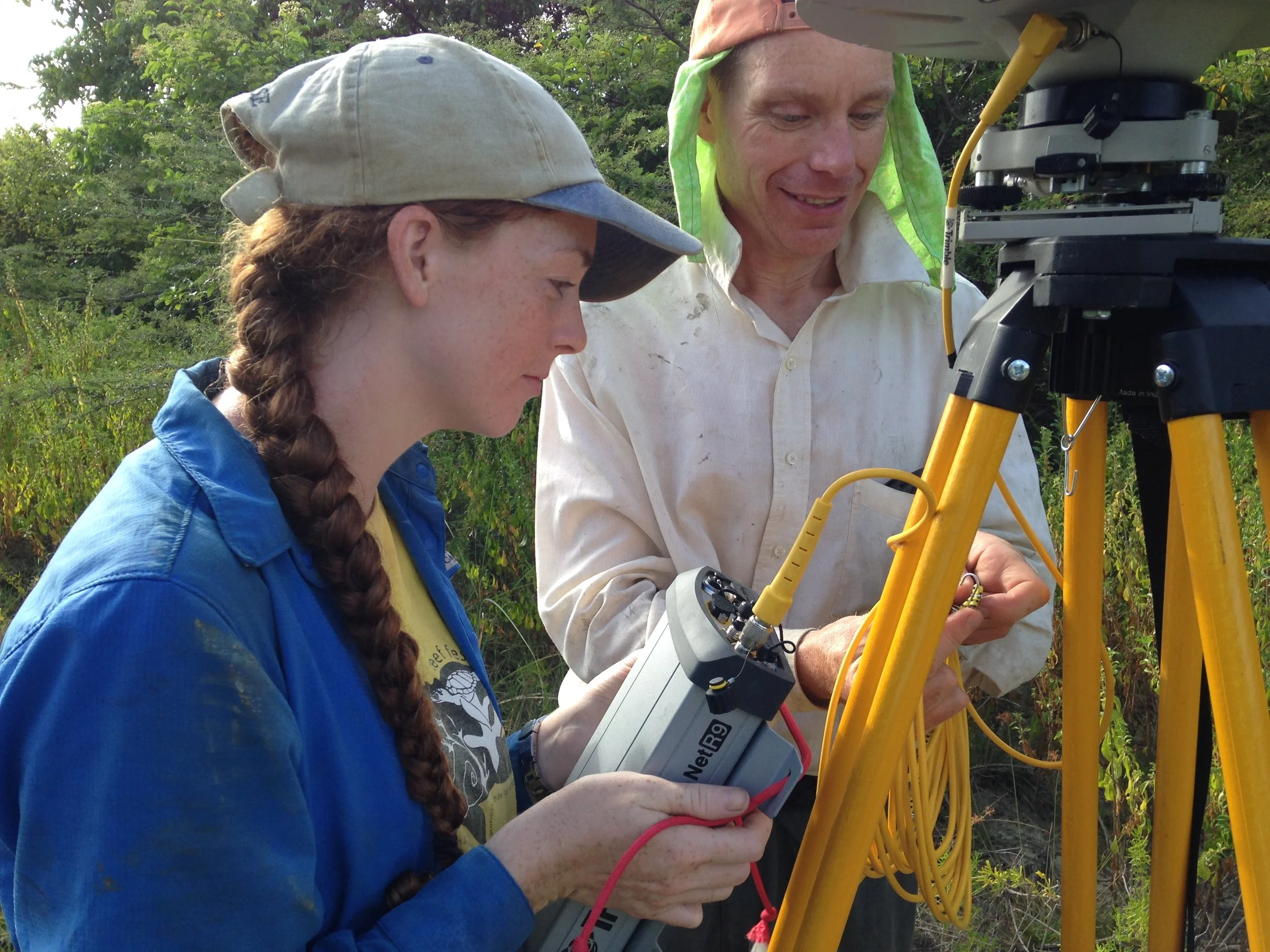 Allie is pictured here with Andrew Reeve, Ph.D. 