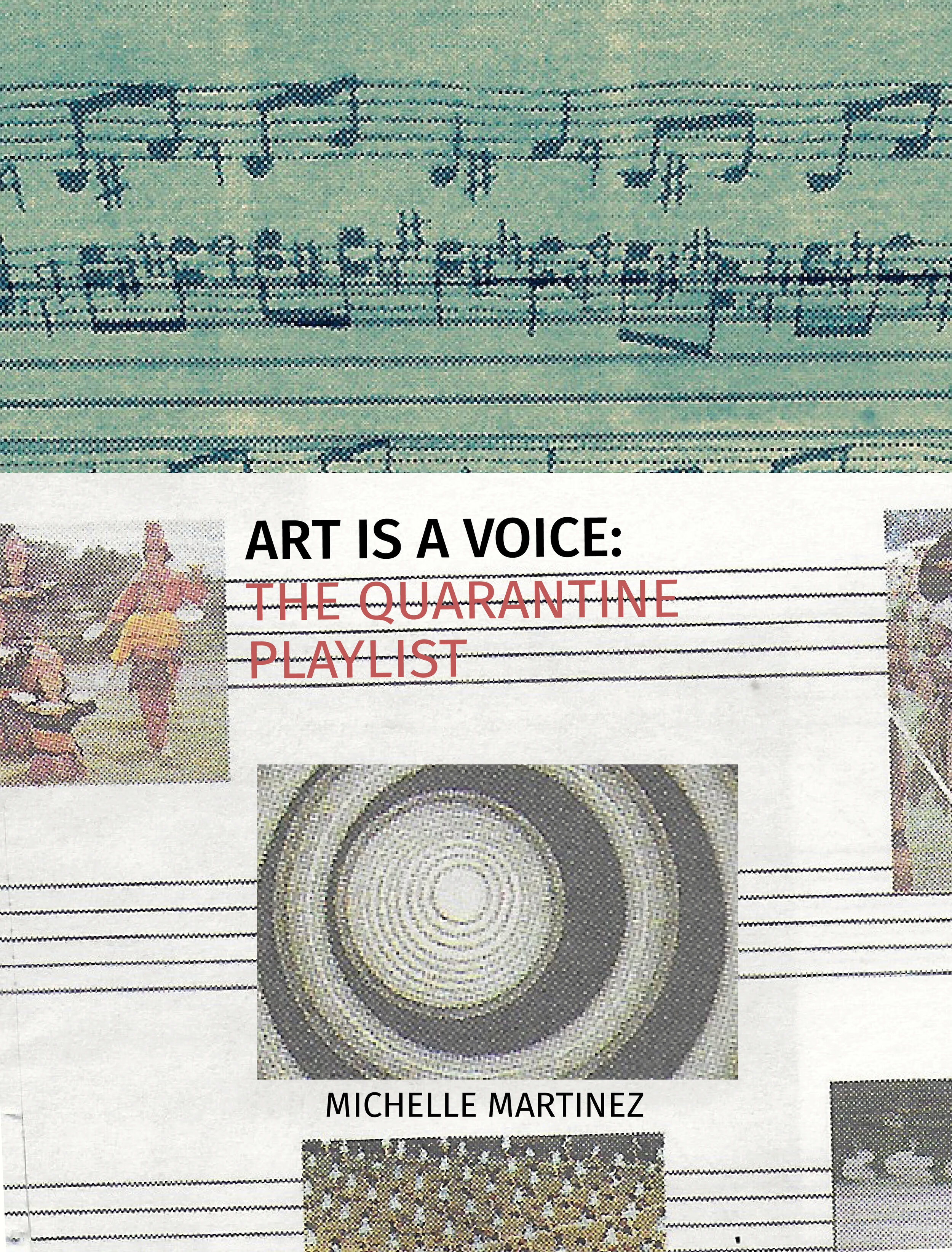 By only using images from magazines, I was inspired by artists, music, and lyrics. I wanted to create artwork that reflected my time in quarantine. Additionally, how art and music became the voice of my everyday life.