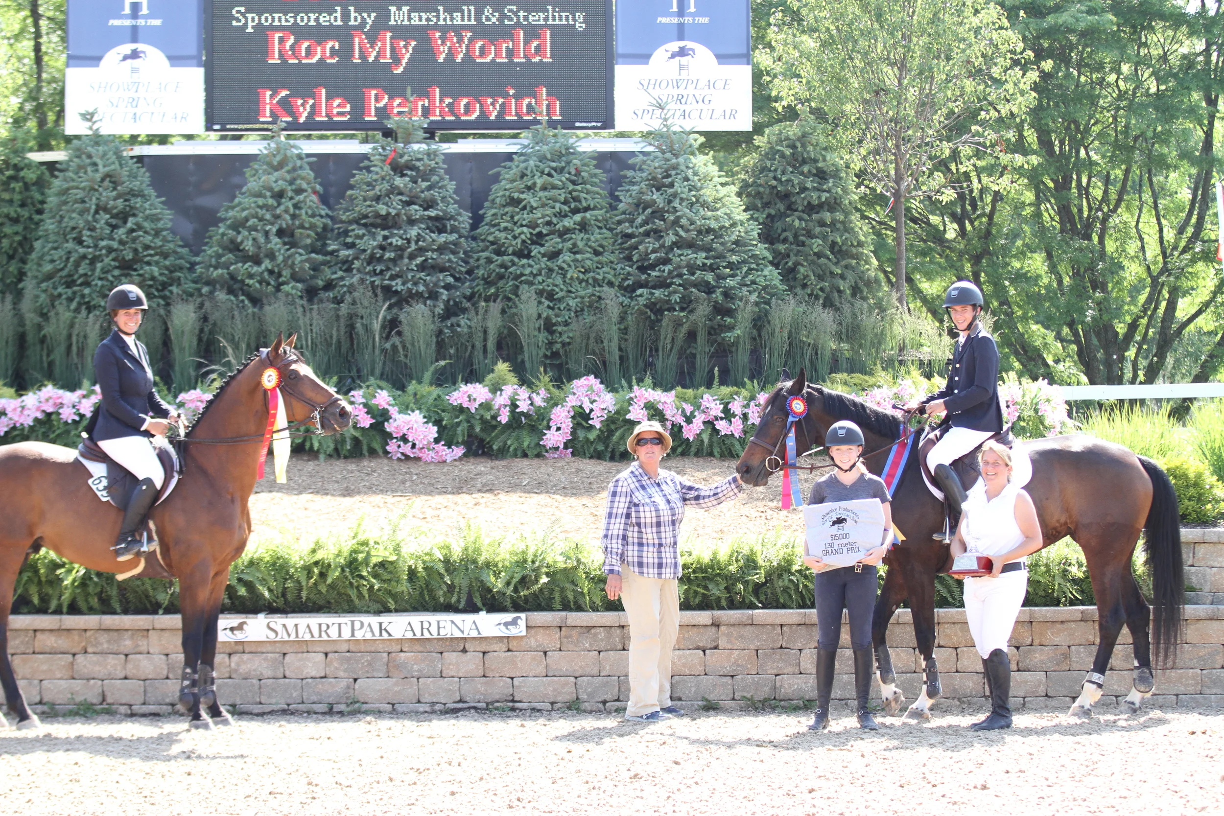 Lisa Goldman aboard Sovereign owned by Barbara Disko were second, Mary Goldman, Kyle Perkovich with Roc My World and his mother, Brenda Perkivich. Photo by Andrew Ryback Photography