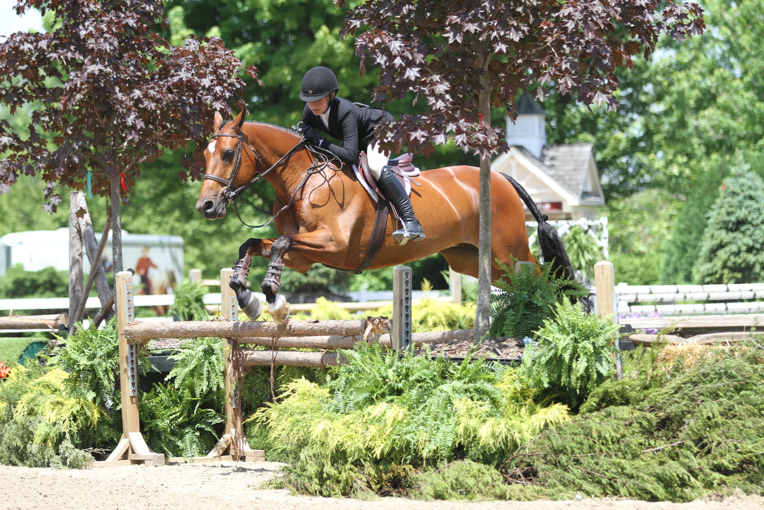 NCEA Hunter Seat 3’3” Junior Medal Charlotte Novy grabbed the top spot in the NCEA Hunter Seat 3’3” Junior Medal equitation class with her horse Cimberly.