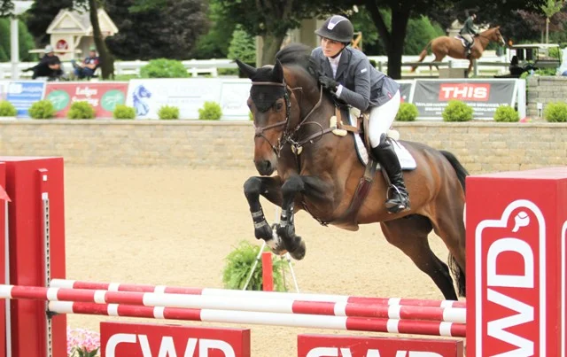$5,000 NAL Adult Jumper Classic, Sponsored by Devoucoux Amanda Seale from New Orleans, Louisianaand Eppo owned by Seale Horses LLC. With VDL Endorado Ryal K she was named champion of the Low Amateur Owner Jumper.