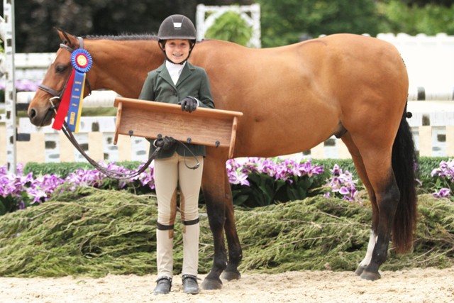 Medium Pony Division Champion Magical Diamond owned by Strawberry Hill LLC and ridden by Saylor Shea