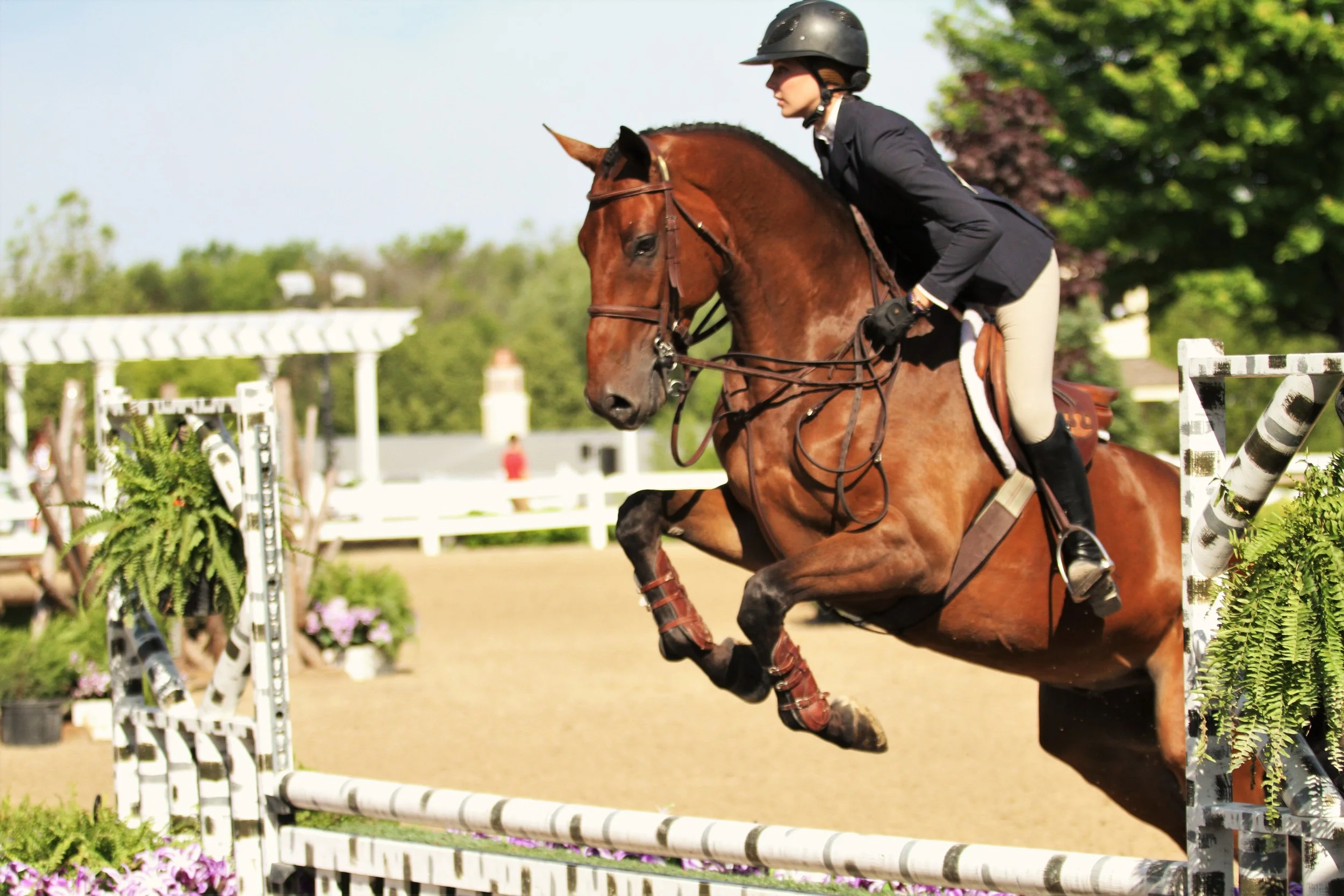 Claire McKean and Quintus Rubin USEF/Pessoa Hunt Seat Medal Claire McKean and Quintus Rubin, owned by North Run, topped the class to take home the USEF/Pessoa Hunt Seat Medal.