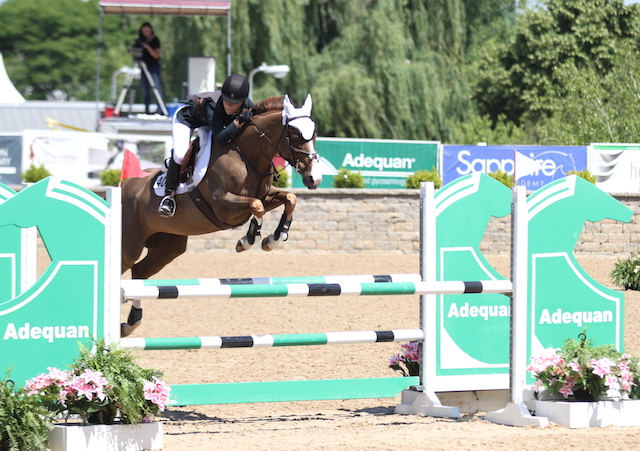 Rapidash owned and ridden by Hailey Royce won the classic and were reserve champions of the divisio $5,000 NAL Childrens Jumper Classic