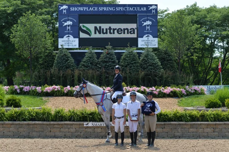 Lisa Goldman and Hindsight $15,000 Marshall & Sterling 1.30m Grand Prix, presented by Nutrena, Photo by Andrew Ryback Photography