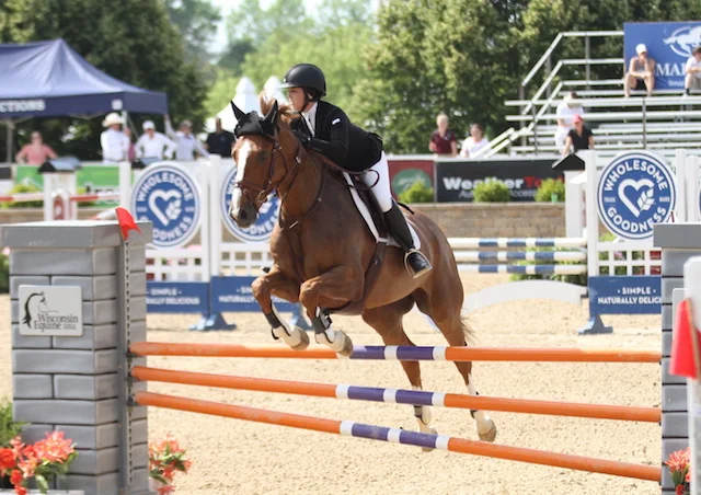 $7,500 NAL Adult Jumper Classic presented by Guardian Shavings Get Shorty, owned and ridden by Katie Smith