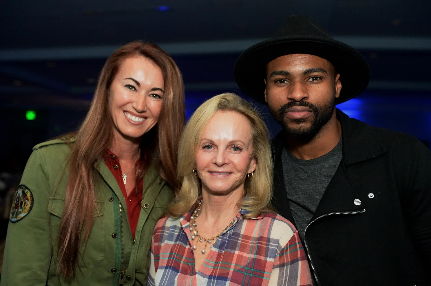 AEGT Honorary Chair P.J. Rizvi, Debbie McDonald and Steven Battey judged the event. DDeRosa photo.