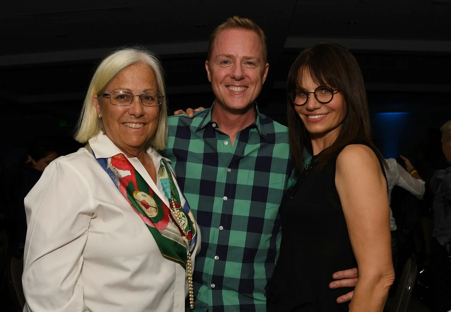 AEGT Week III judges Linda Zang, Ron Davis and Carol Cohen Hodess. DDeRosa photo.