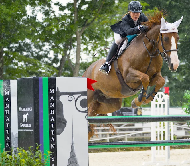 Manhattan Saddlery is a founding sponsor of Monmouth at the Team. Photo by Ric Shaffer Photography