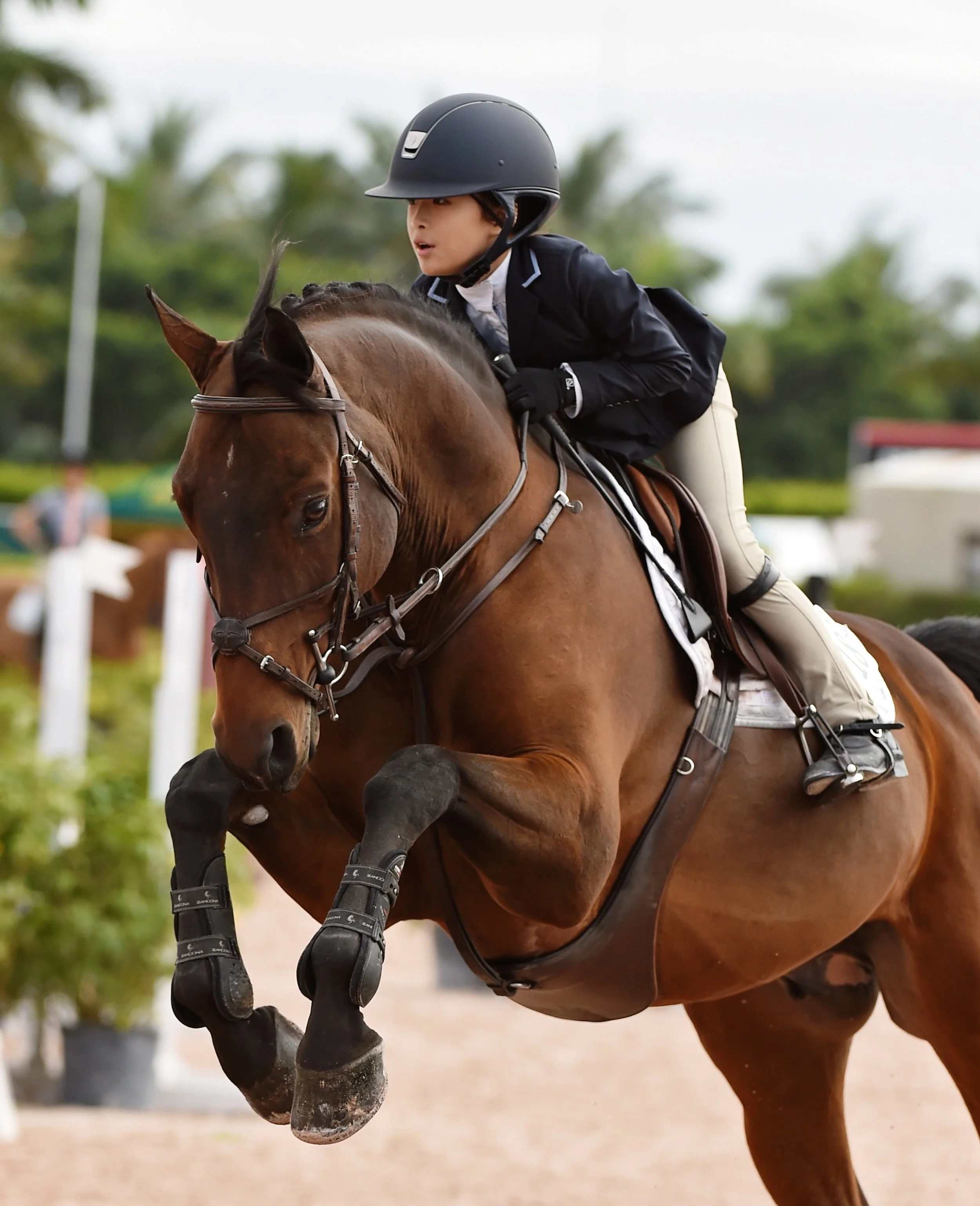 Chloe Jhin and Liberty have been a successful pair. Here they are during WEF. Photo by Anne Gittins Photography.