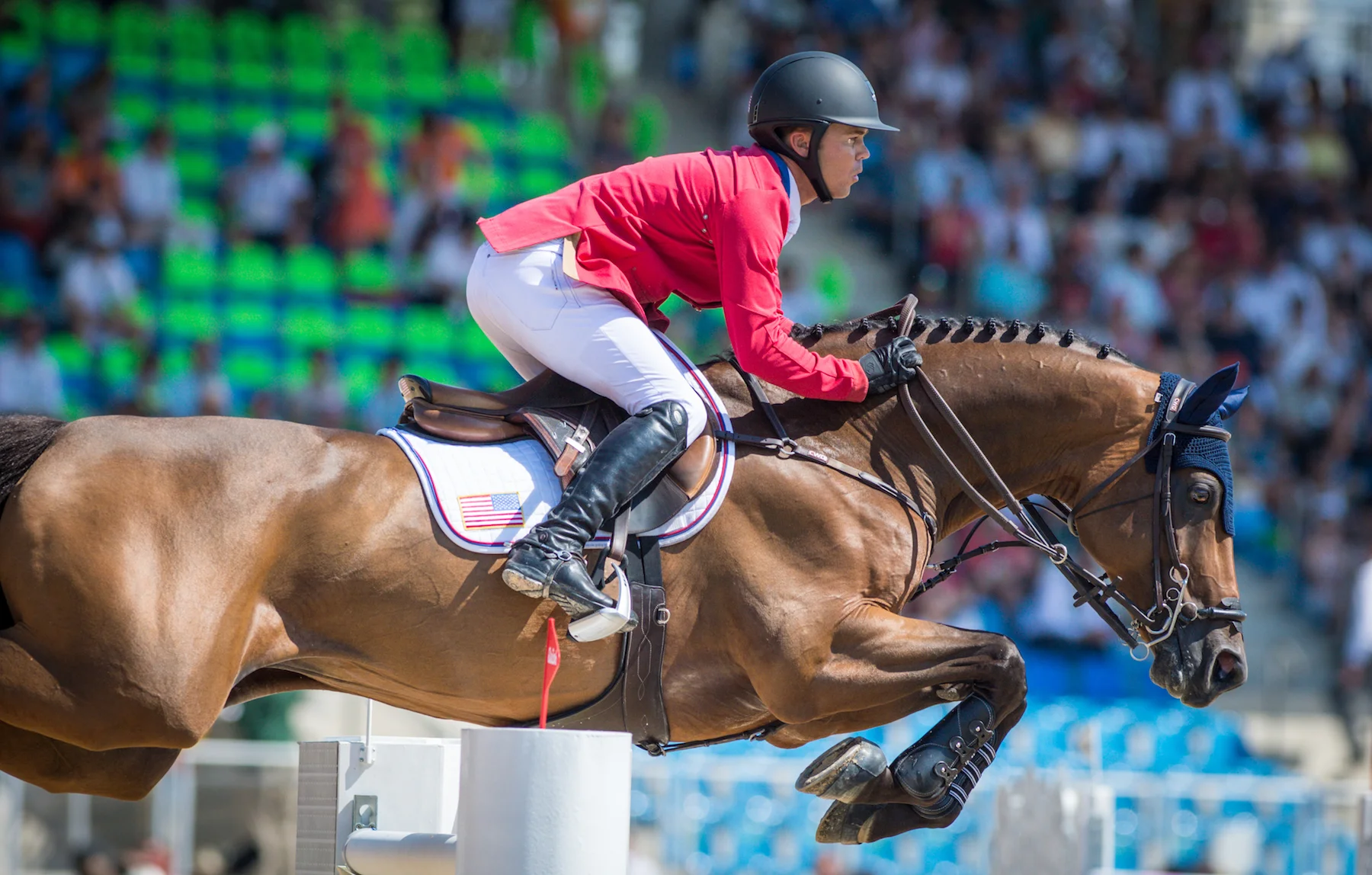 Kent Farrington chooses Parlanti. Photo by Erin Gilmore Photography