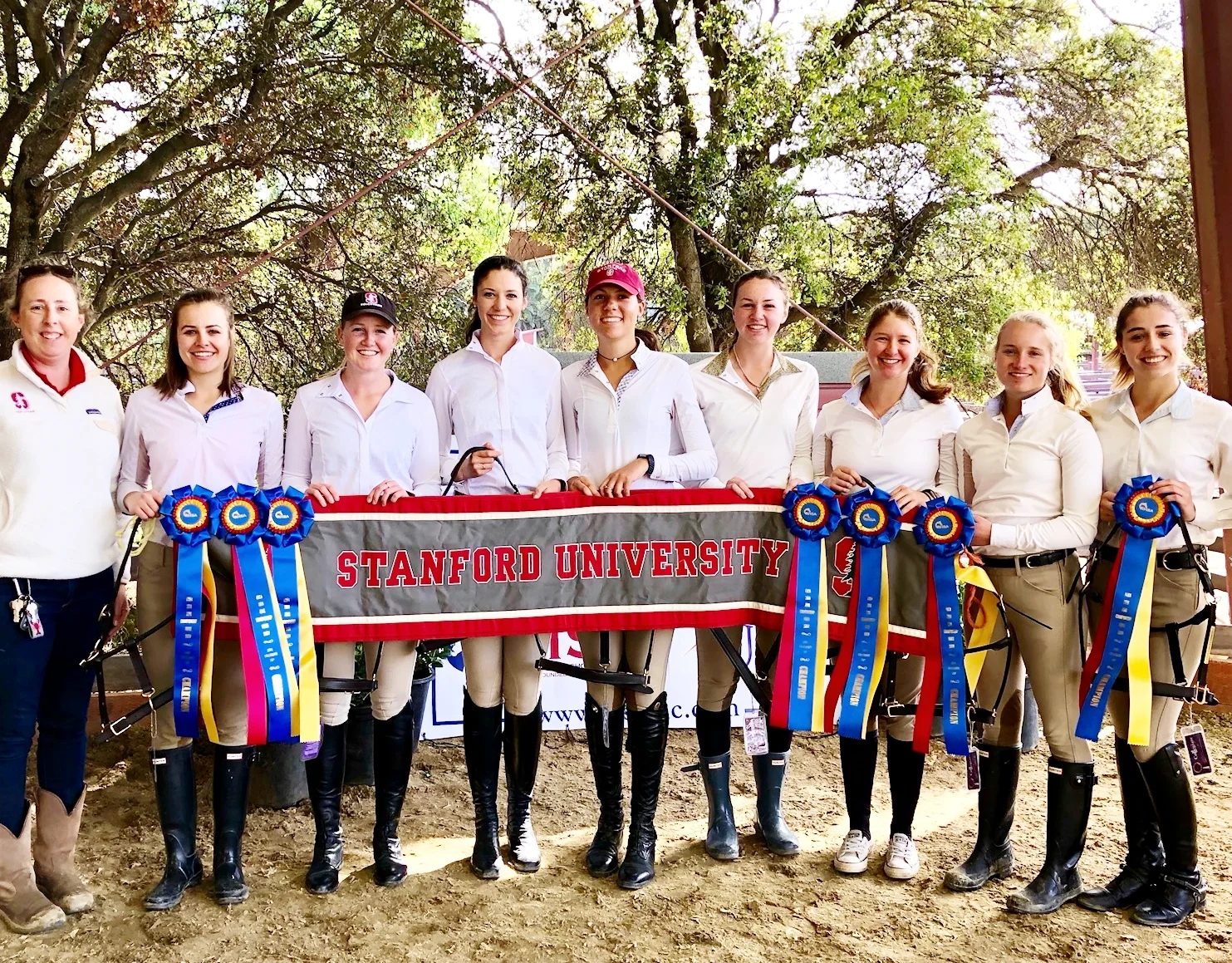 Stanford University Equestrian Team won the Zone 8 championship. Photo courtesy of Stanford University