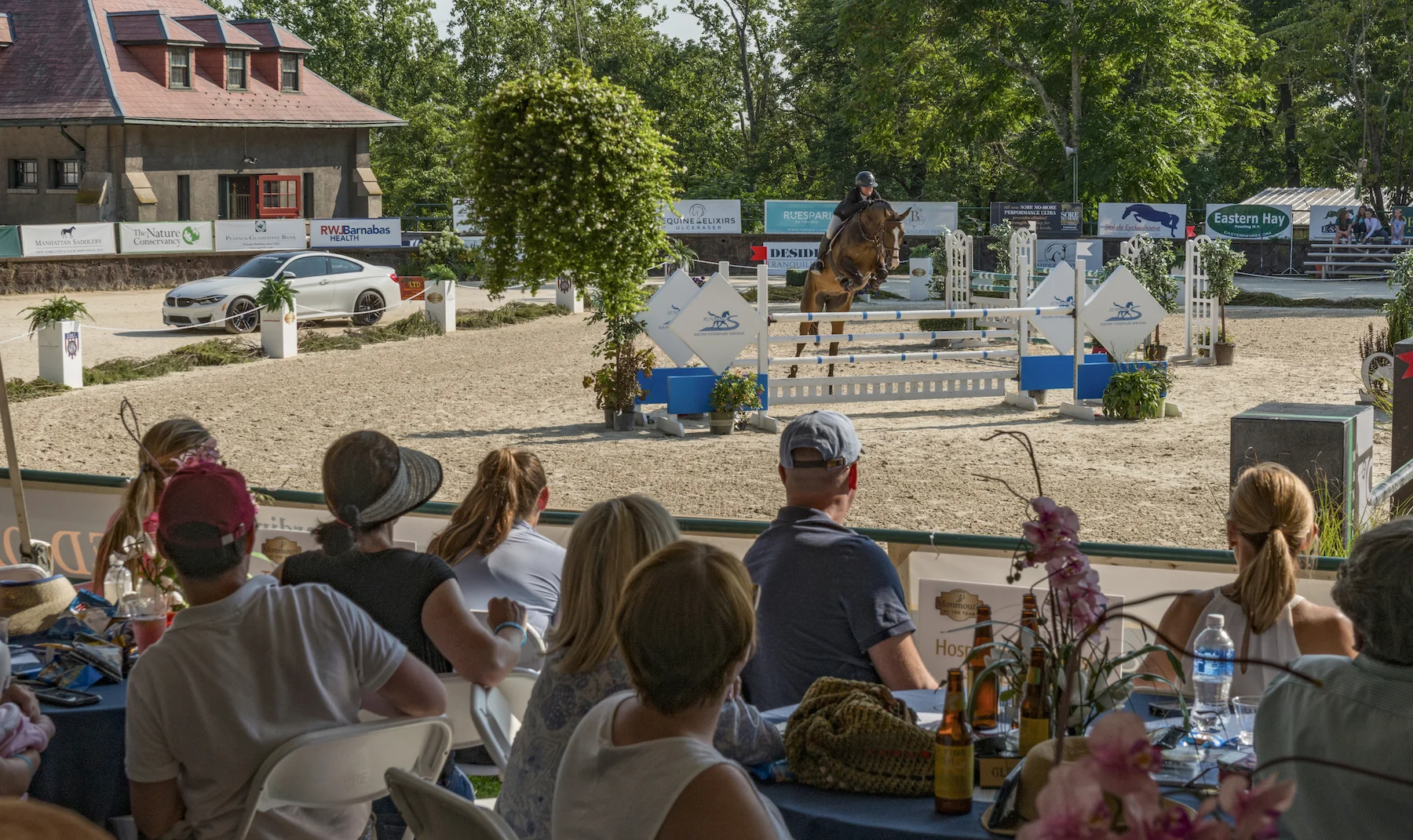 The view from the hospitality tent. Photo by Ric Shaffer Photography