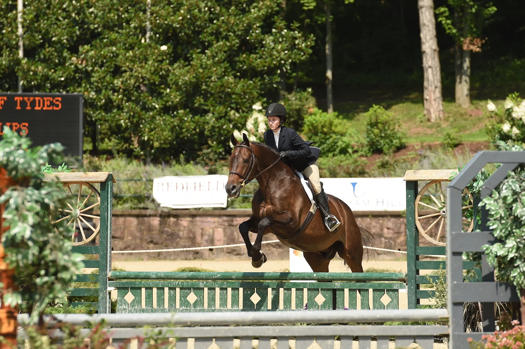 Rachel Phillips and Prince of Tydes took the top spot in the Bit O'Straw Classic. Photo by Anne Gittins Photography
