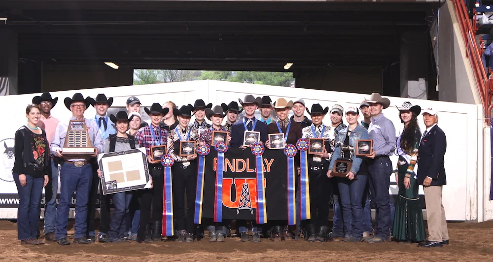 The 2018 IHSA Western National Champions, the University of Findlay team. Photo by AlCookPhoto.com