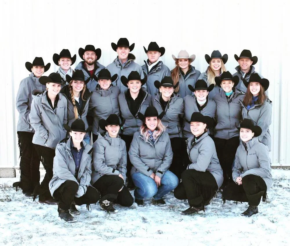 The six-time regional champion Utah State University IHSA Western Team. Photo Courtesy of Utah State Equestrian Team.