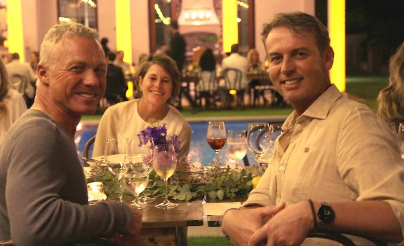 Jan and Amy Ebeling and Olympic gold-medalist and MBE Carl Hester. Photo by EQ Media