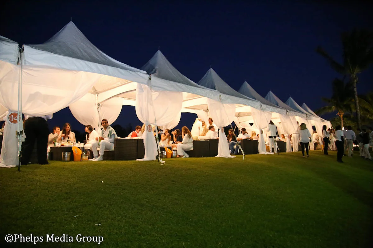 The Cabanas provide the perfect vantage point from which to enjoy Brooke USA’s Sunset Polo™ Photos by Phelps Media Group
