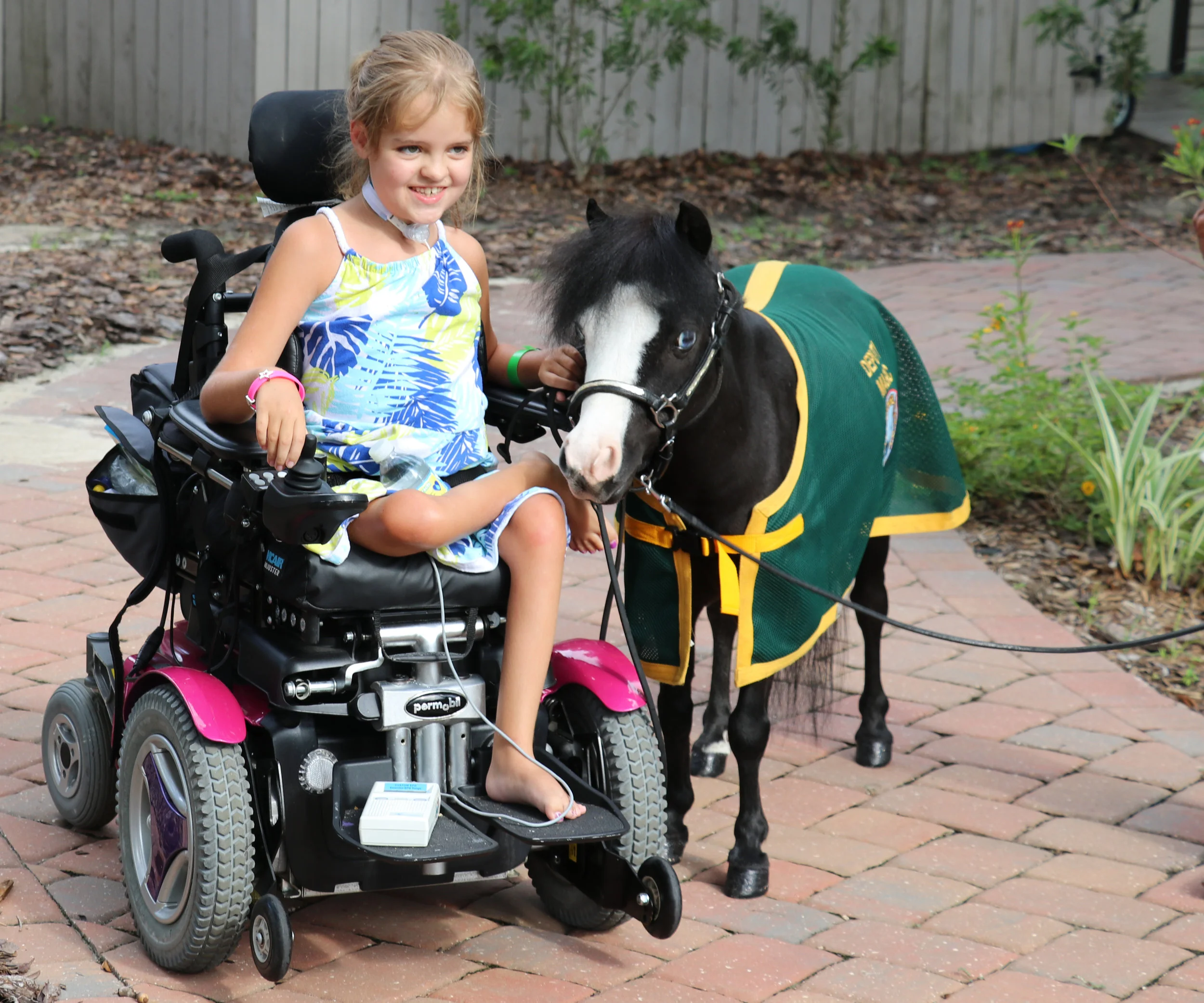 Magic visits a friend at the Ronald McDonald House