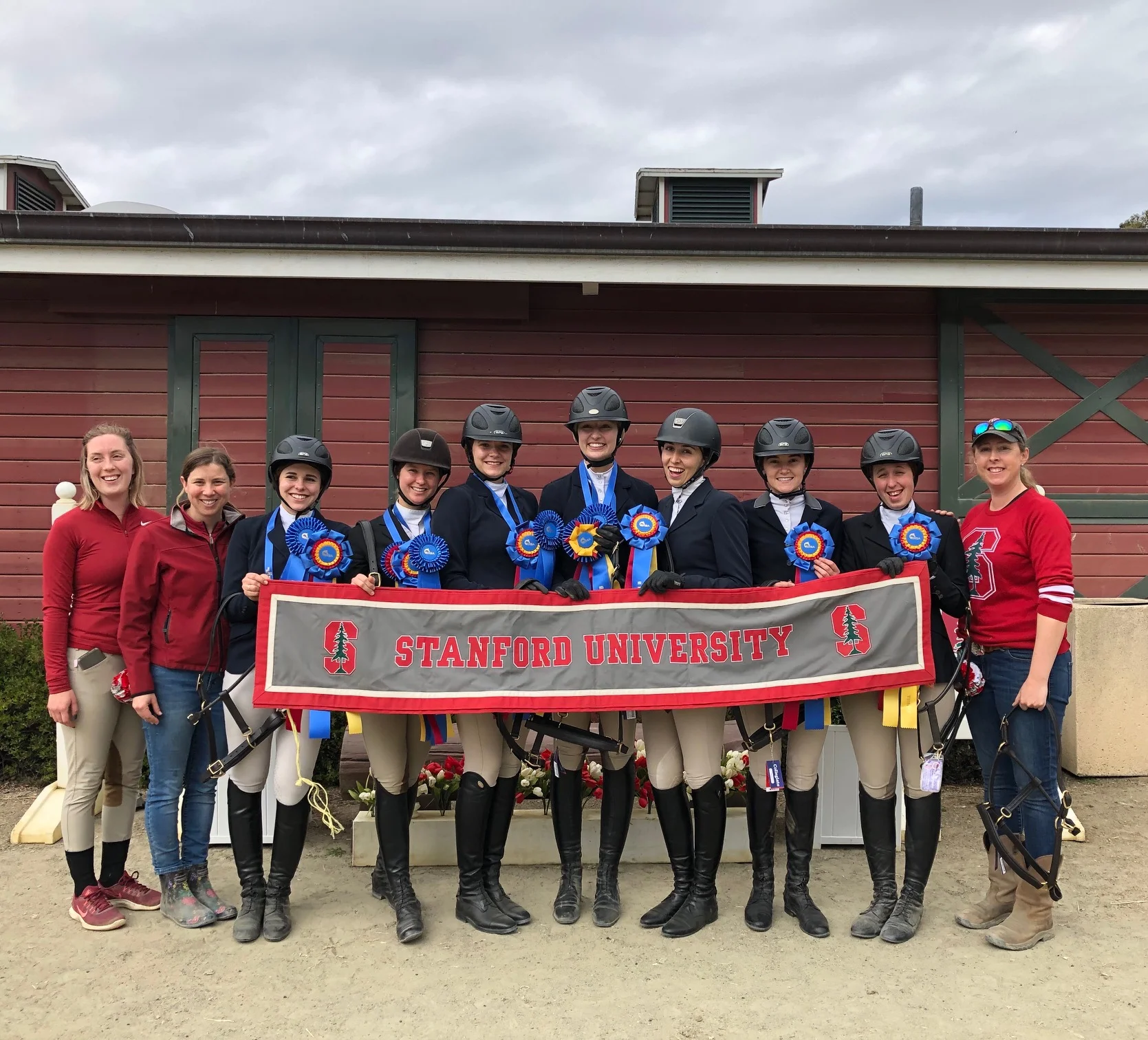 Stanford University took the Zone 8 championship with 51 points and will join reserve champion the University of Southern California for team competition at IHSA Nationals. Photo courtesy of Stanford University