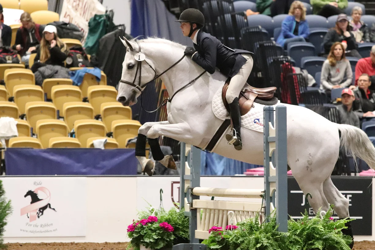 Adam Edgar won the Individual Open Equitation. Photo by alcookphoto.com