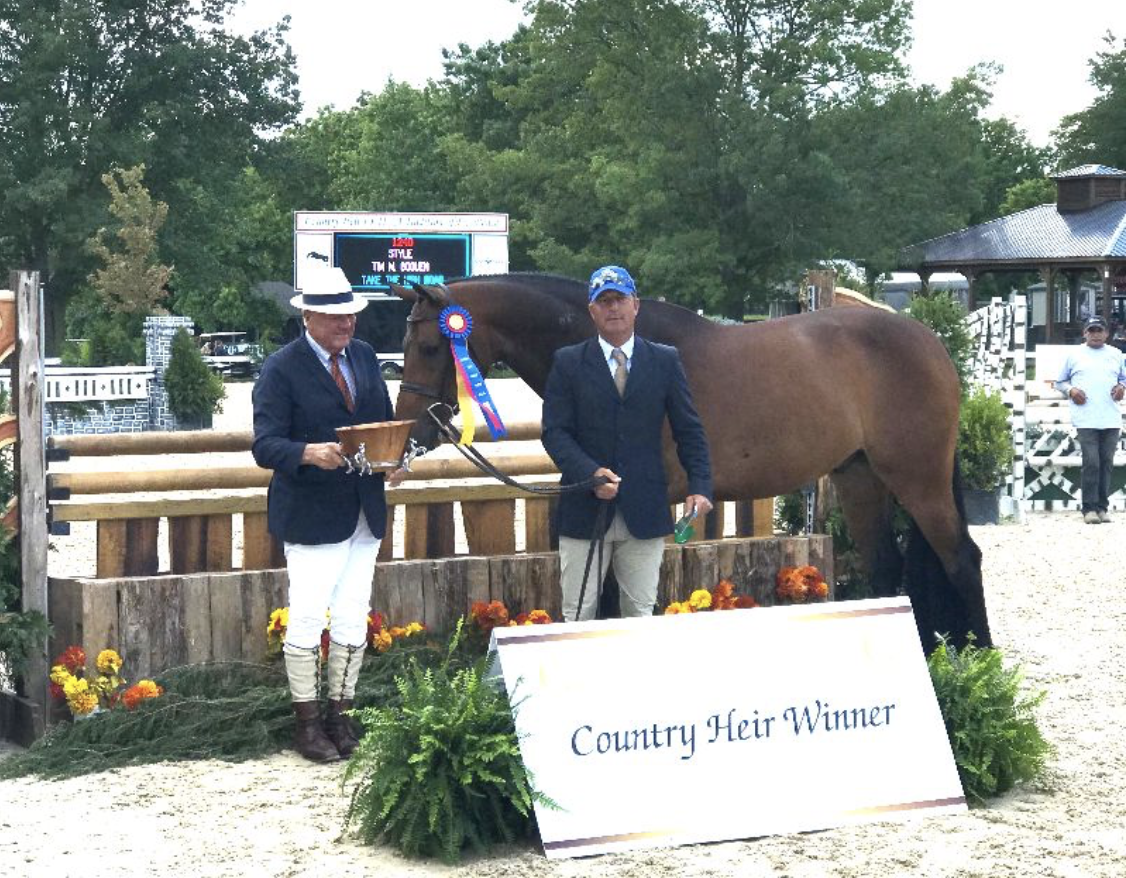 Style ridden by Tim Goguen was the Grand Hunter Champion for Country Heir Week II. Photo by Anne Gittins Photography