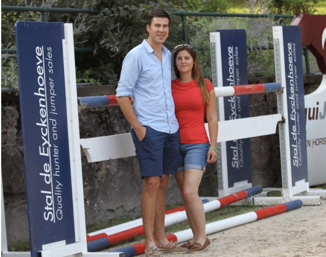 Niels Haesen and Maxime Tyteca from Stal de Eyckenhoeve. Photo by EQ Media