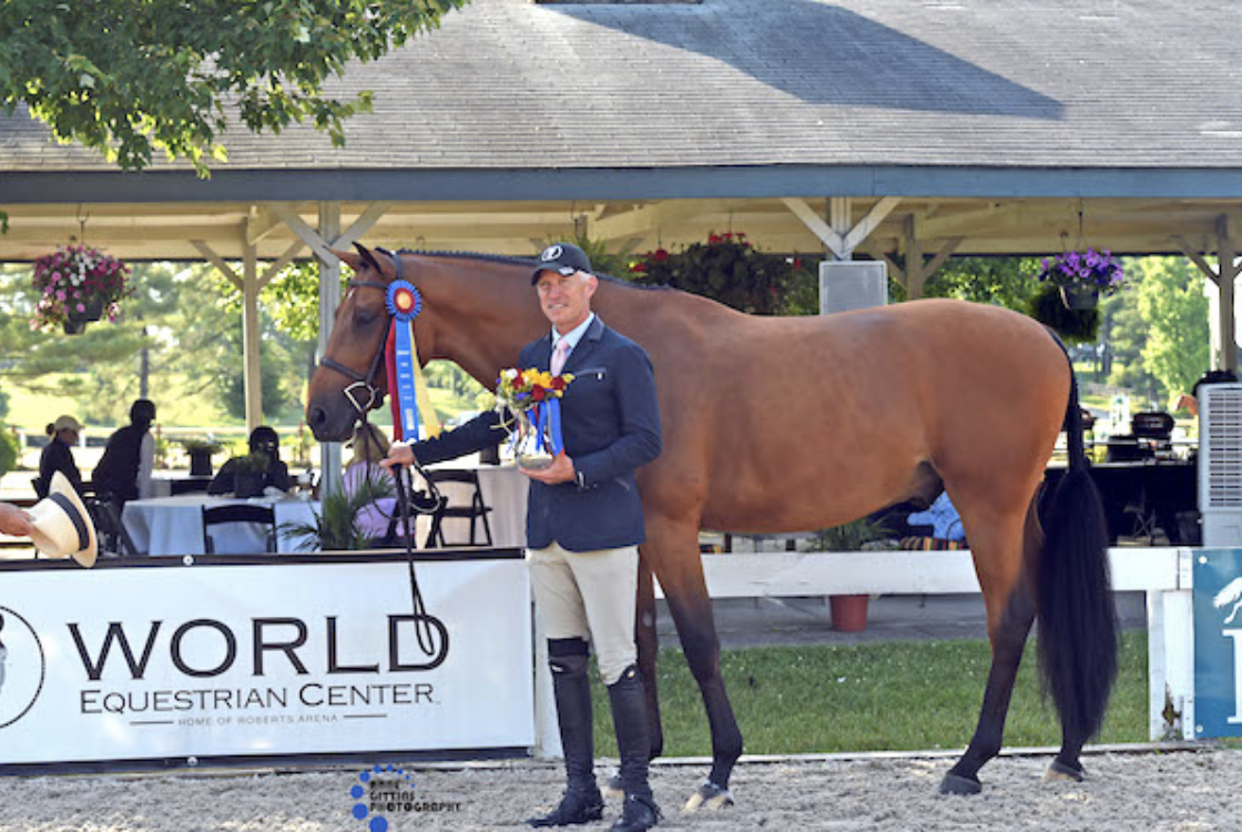 Jeff Gogul and Just Ask. Photo by Anne Gittins Photograpy