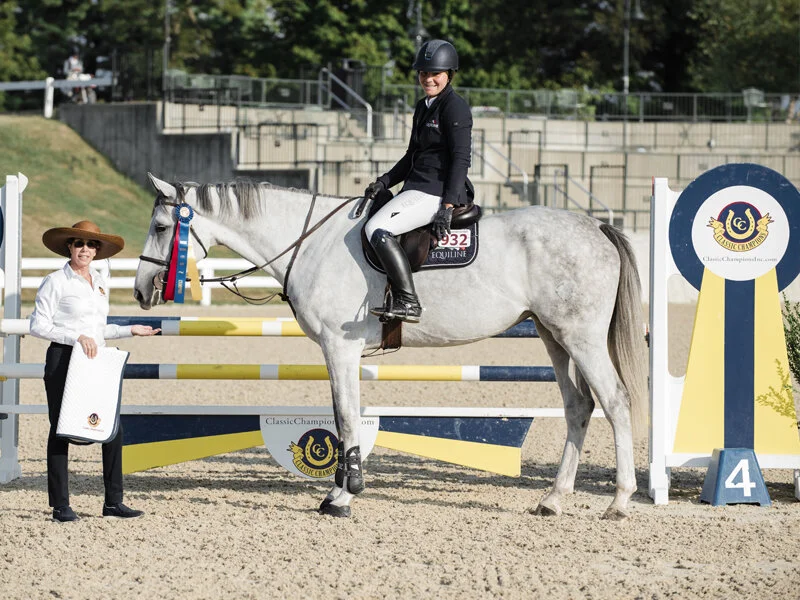 Taylor Flury won the 4-year-old division aboard Palano ABF, who was given the Award of Distinction. Photo By EQ Media