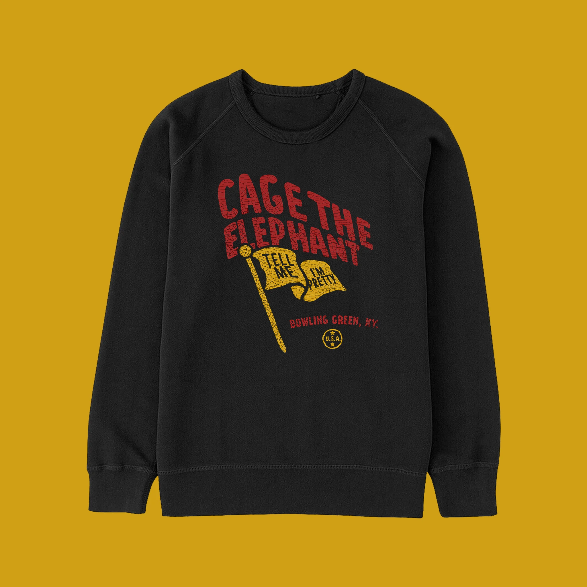 Cage The Elephant - Flag - Tshirt