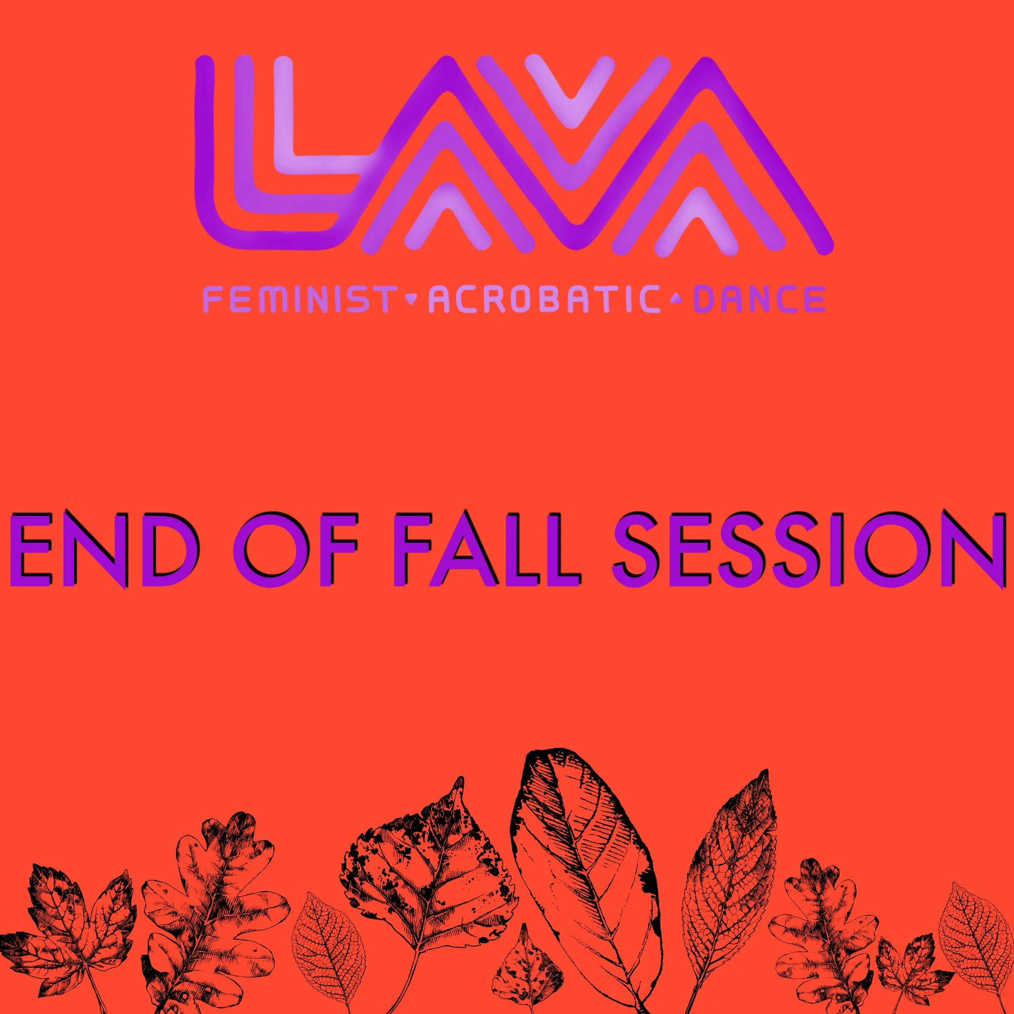 END OF FALL SESSION