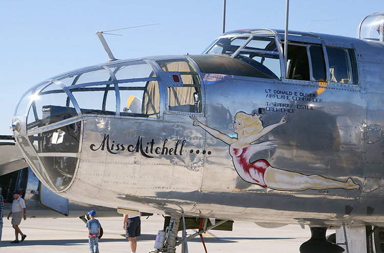 Episode #64. The CAF Minnesota Wing B-25 Pilot "Jolly" Roger at Warbirds over the Beach 2017.