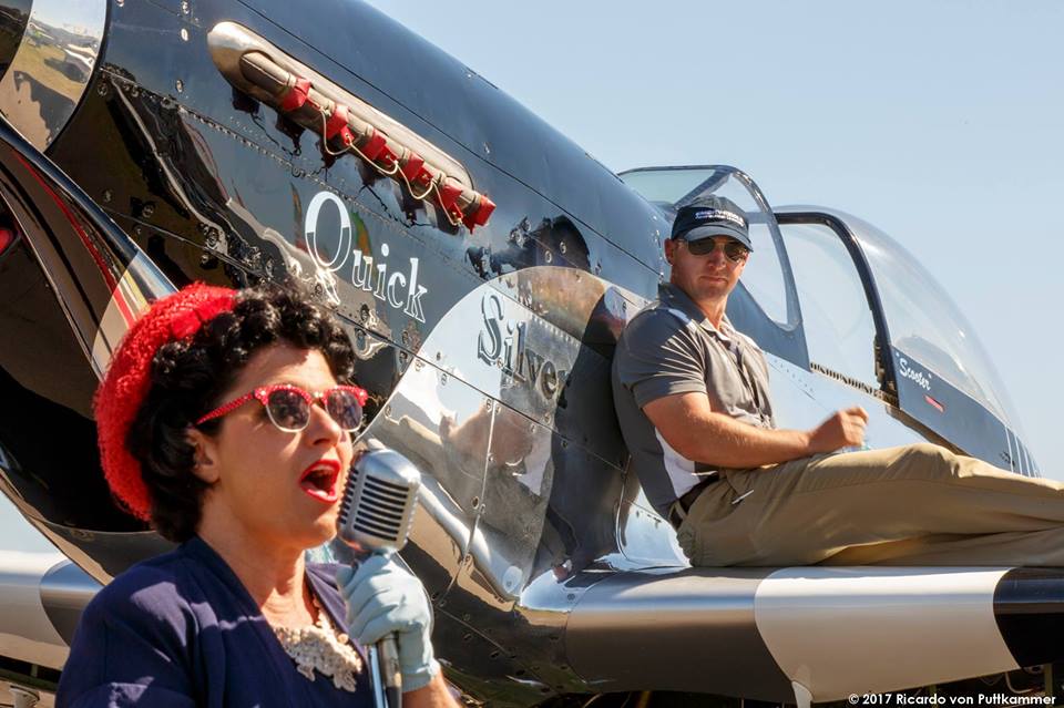 Episode #95. Theresa Eaman talks singing and other activities for women at Warbirds over the Beach 2018.