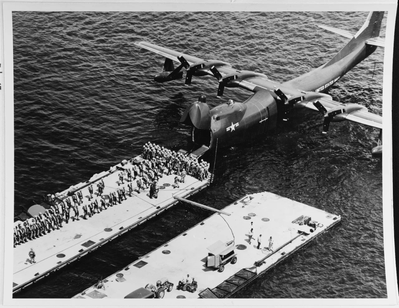 Figure 5. R3Y-2 at Dock by US Navy.