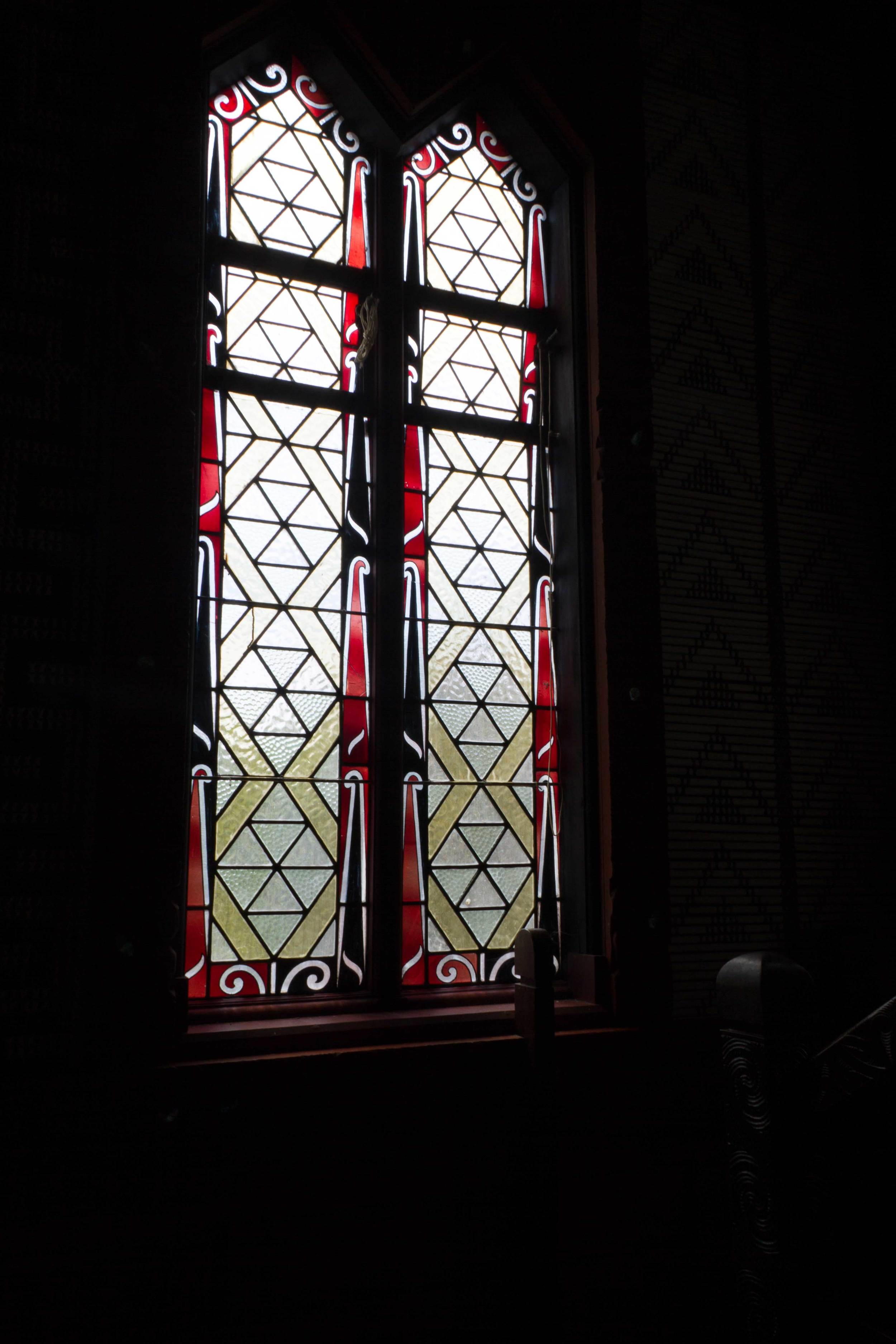Window, St Mary's Memorial Chruch, Tikitiki, 2016***