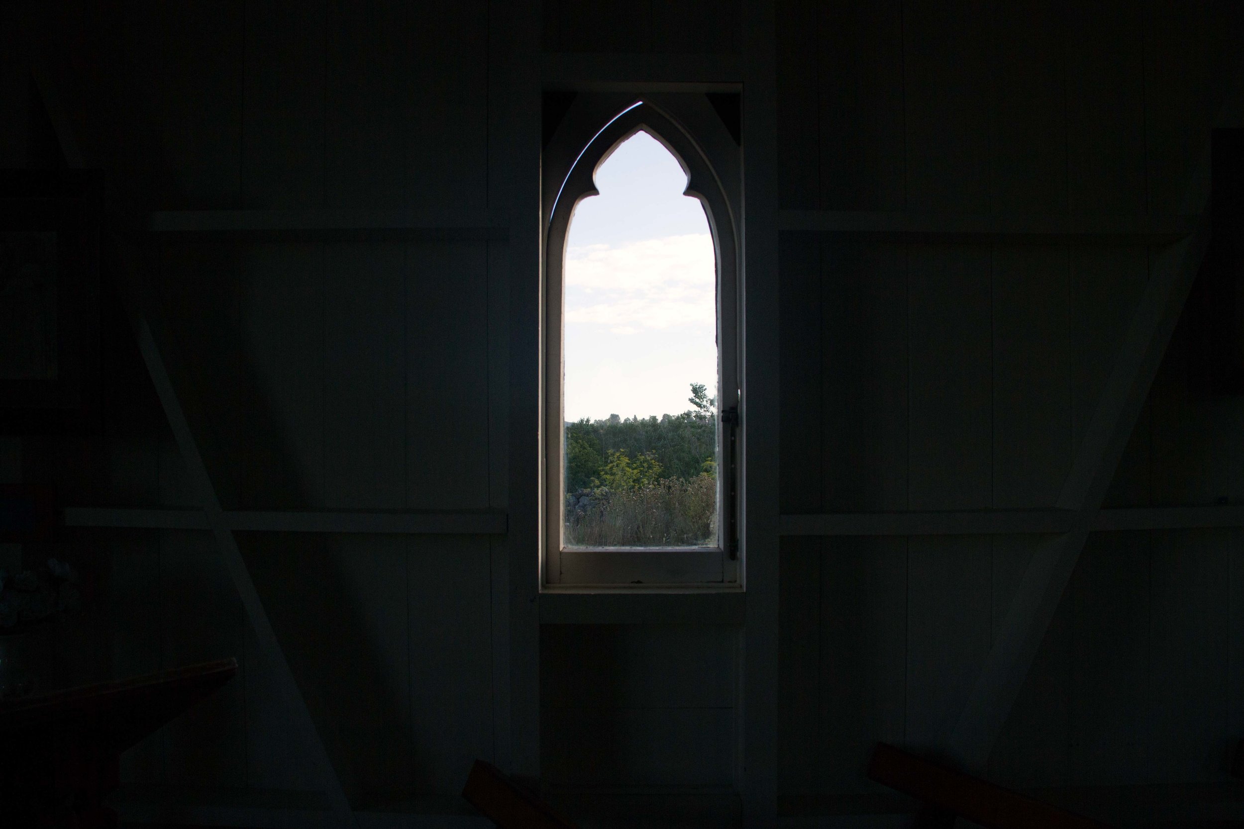 Window, St Michaels Church, Ohaeawai, 2017