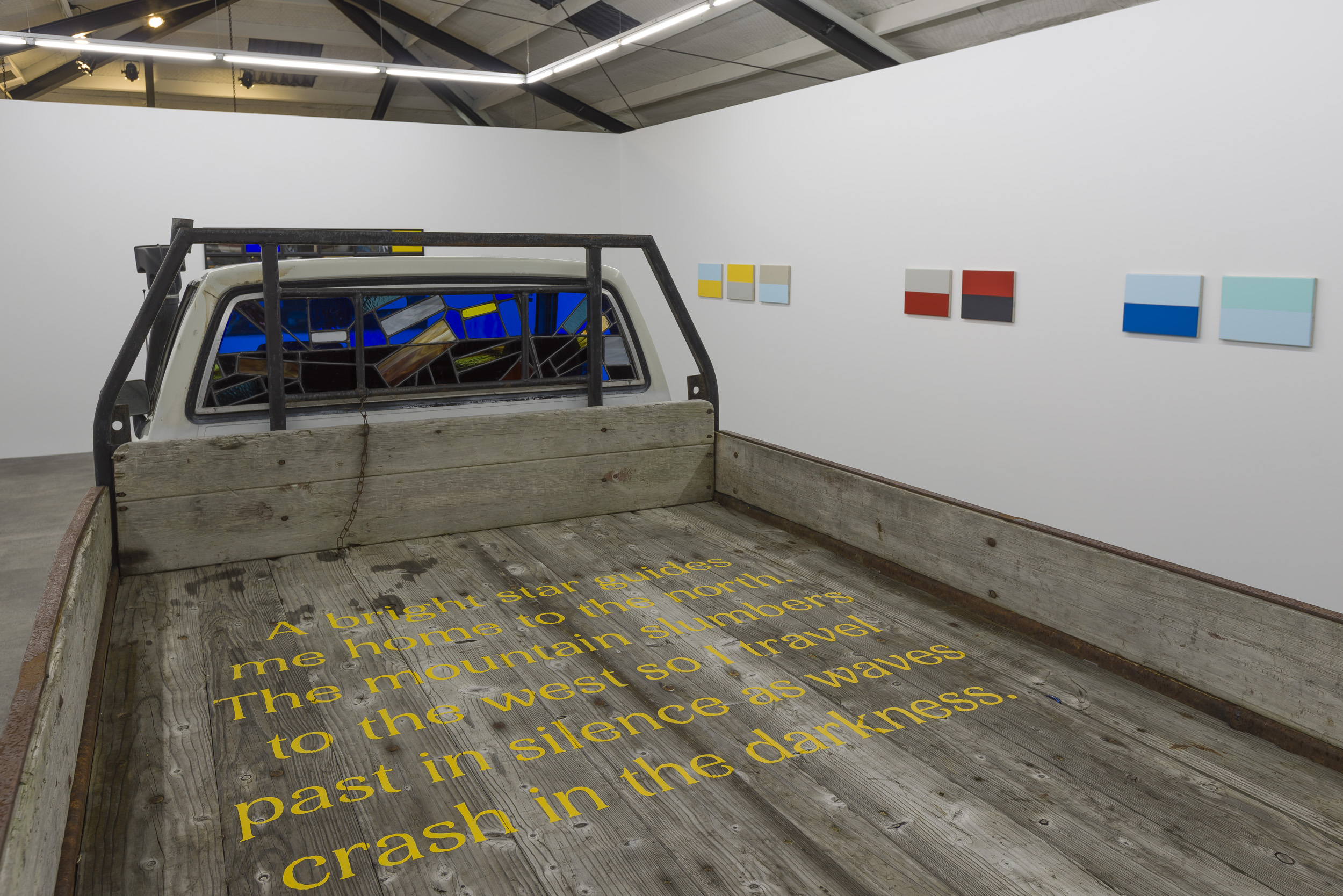 Poem in Installation View. Image: Kallan Macleod