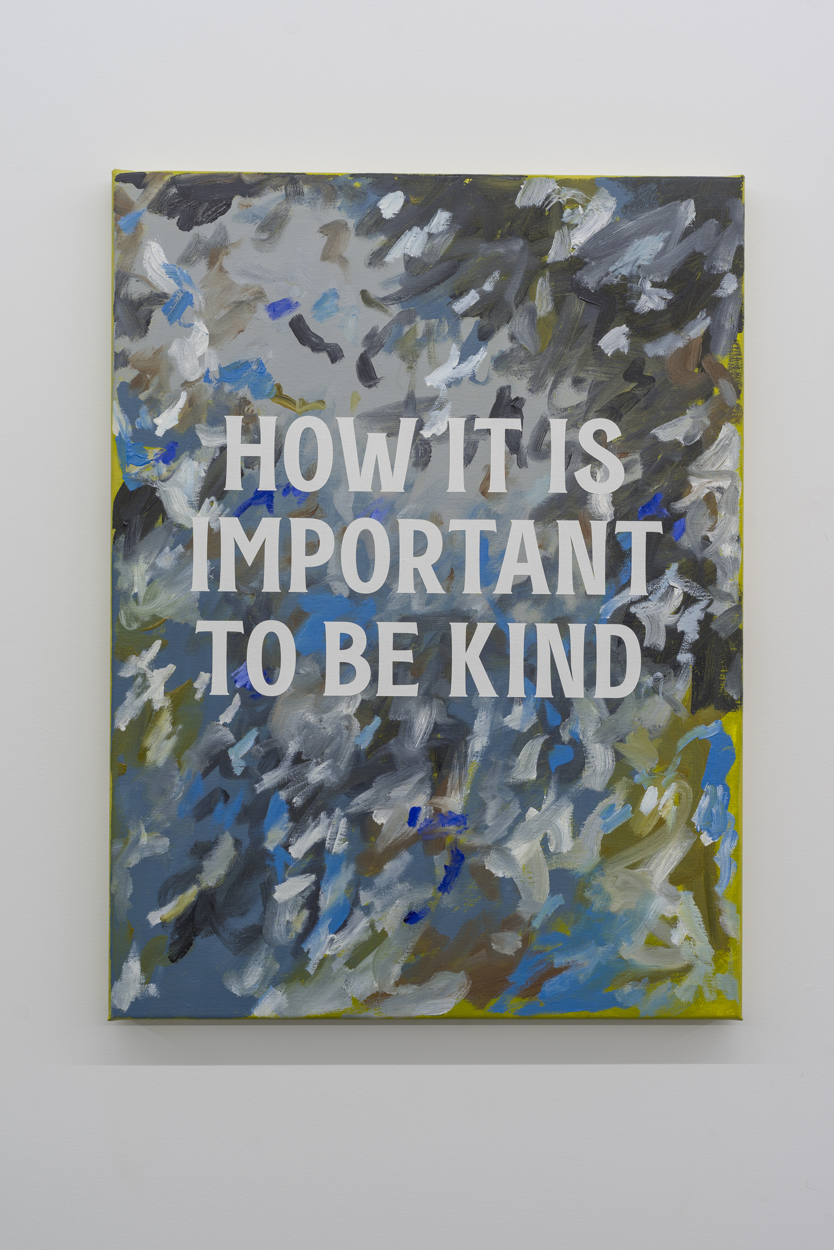 How Important It Is To Be Kind, 2017. oil on linen. Image: Kallan Macleod