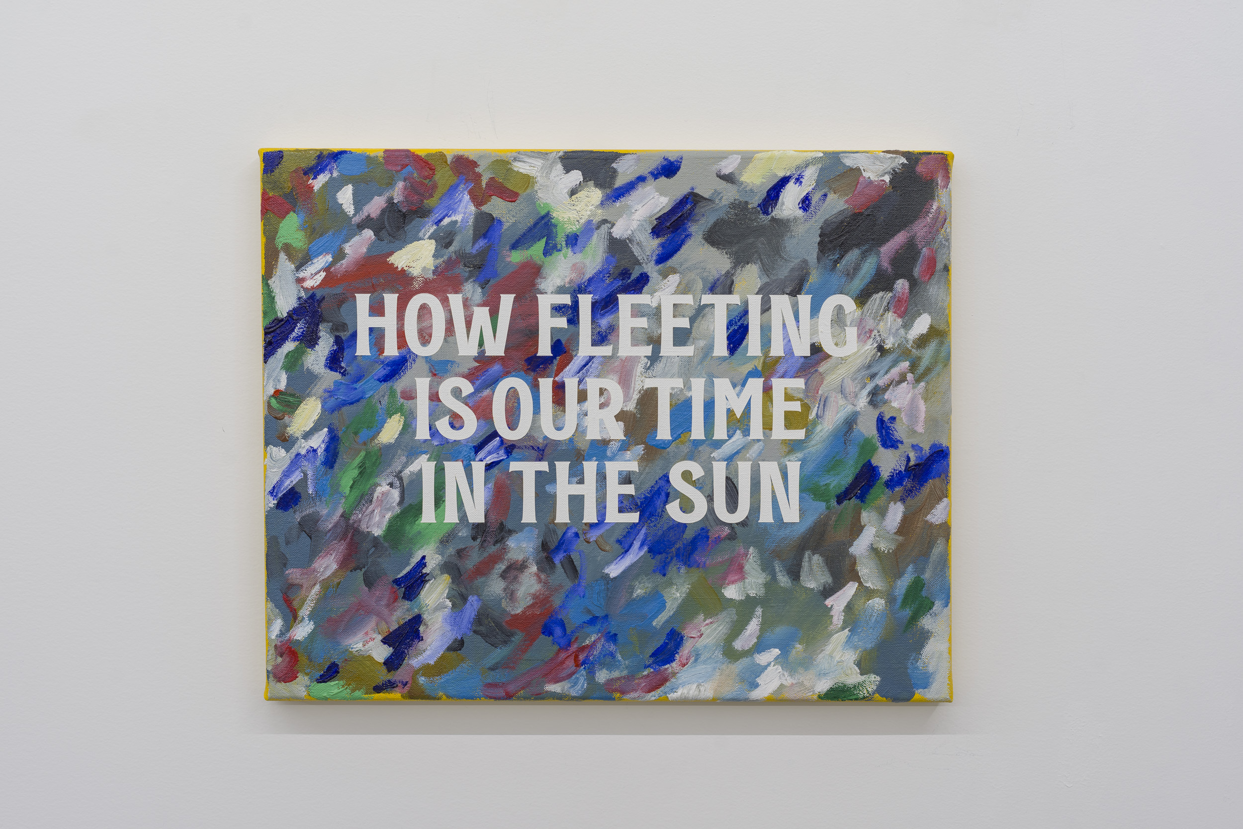 How Fleeting Is Our Time In The Sun, 2017, oil on linen. Image: Kallan Macleod